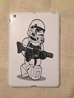 STORM TROOPER 1 WHITE CASE COVER BACK TO FIT APPLE IPAD MINI TABLET PC
