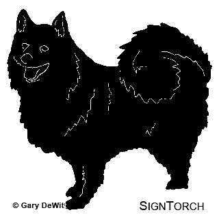 German Spitz Dog Vinyl Decal Sticker