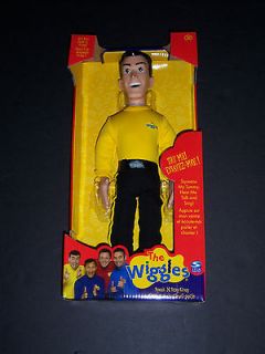 New NIB The Wiggles Yellow Speak N Sing Greg Talking Collector Doll