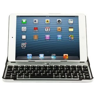 Bluetooth QWERTY Keyboard Case + Dock Stand for iPad Mini (Aluminum