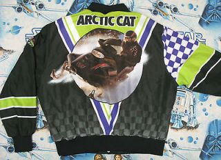 vtg ARCTIC CAT Bounty Hunter 90s WINDBREAKER Jacket Men XL usa