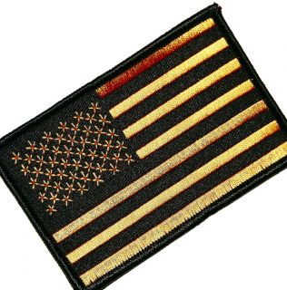 ,BLACK/YELLOW/GOLD,SUBDUED,MILITARY,CLUB,OLD GLORY,ARMY,UNIT,PATCH 4