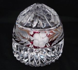 crystal clear glass paperweight