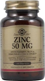 Zinc 50mg   100   Tablet   Antioxidant, Skin & Immune System Support