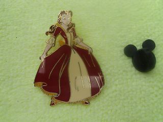 DISNEY WDW BELLE IN HER WINTER CHRISTMAS RED DRESS BEAUTY AND THE