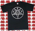 Baphomet in pentagram with 666 T shirt