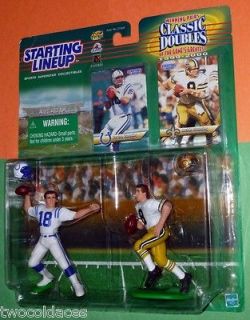 1999 Classic Doubles PEYTON ARCHIE MANNING Colts Saints Starting