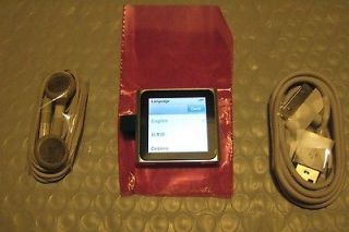 Apple iPod Nano 6th Generation Silver 8 GB Latest Model BRAND NEW FREE