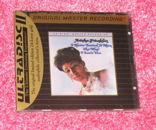 ARETHA FRANKLIN   I Never Loved a Man   Rare MFSL GOLD Disc CD SS Soul