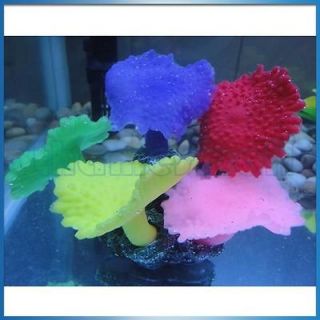 Artificial Fake Coral w/ 5 Colors for Aquarium Fish Tank Decoration