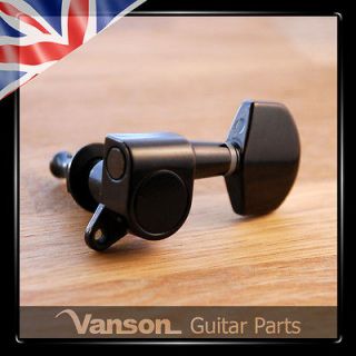 NEW Vanson Black Tuners / Machineheads, electric/acoustic LP/SG/ES