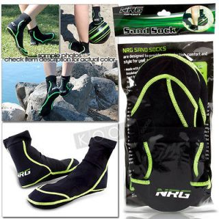 Beach Volleyball Soccer Skin Sand Socks Black/Neon Green Youth/Adult L
