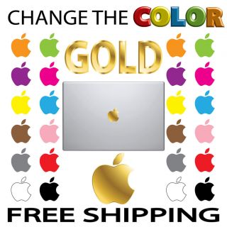 APPLE GOLD COLOR Logo Mac Book Air Pro Laptop VINYL Decal Sticker