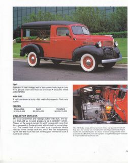 1947 Dodge Canopy Delivery pg #2, 48 Power Wagon page #1, Picture