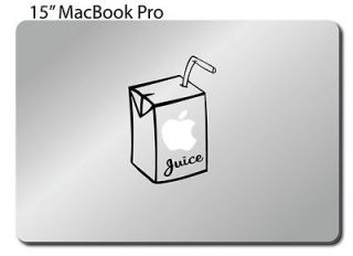 Apple Juice Carton MacBook Vinyl Decal Sticker Juice Box Apple MacBook
