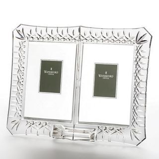 Waterford Crystal Lismore 4x6 Double Picture Frame