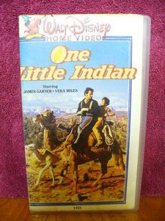 One Little Indian VHS 1988 WALT DISNEY JAMES GARNER VERA MILES WESTERN