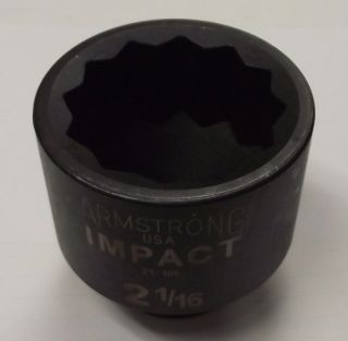 Armstrong 21 166 3/4 Drive 2 1/16 Impact Socket USA