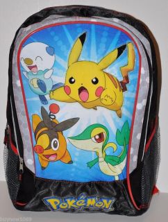 POKEMON PIKACHU BACKPACK BAG 16 TALL AUTHENTIC CUTE tote messenger