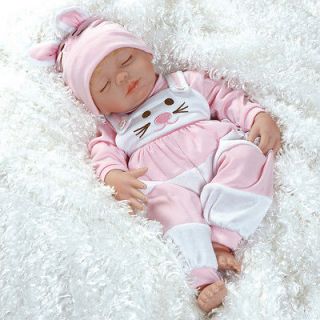 Lifelike Baby Doll Baby Cottontail 19 in Vinyl (Weighted Body)