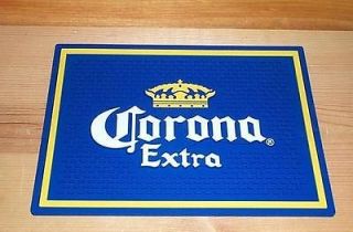 CORONA EXTRA 10x12 BEER BAR SPILL MAT GLASS COASTER NEW