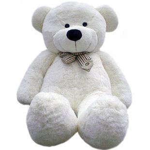 47 White color 1.2M 120CM Giant Huge Teddy Bear Cuddly Stuffed Animal