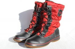 COACH Womens Shaine Paprika Water Resistant Boots Shoes A7390 US 7.5