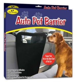AUTO PET BARRIER dog keep back seat car drive safer