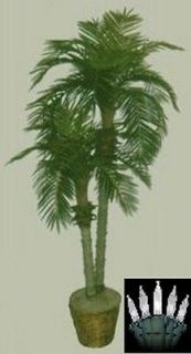 Artificial Phoenix Palm x 2 Tree Plant Bush Pool Patio With