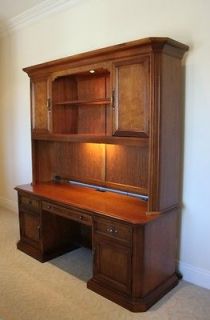 Home Office COMPUTER DESK CREDENZA & HUTCH by Stanley Furniture