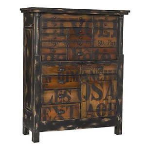 Printer chest with typographical graphics artwork simply amazing