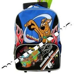 Mystery Machine Scooby Doo Rolling Backpack  Racing, New