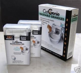 Cat Genie 120 Unscented Solution and Granules Package