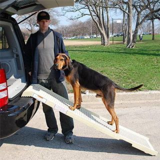New Pet Ramp Large Sturdy Non Slip Folding Pet Dog Car Step Up 17 x