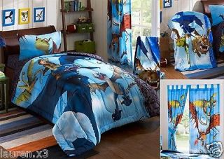 How To Train Your Dragon Comforter Sheets Micro Throw Bedding Bed Set