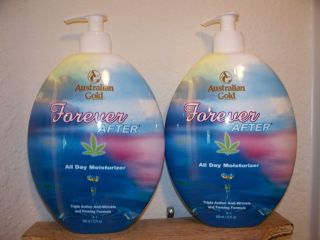 LOT 2 AUSTRALIAN GOLD FOREVER AFTER DAILY MOISTURIZER LOTION NEW SUPER