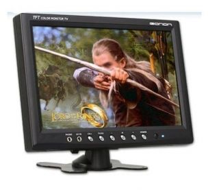 Car Headrest TFT LCD Reversing Monitor 2 Video input