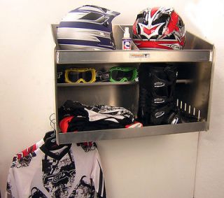 Helmet Storage Cabinet Holder Shop Garage Cargo Car Trailer Organizer