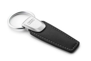 GENUINE AUDI KEYRING, LEATHER, A1, A3, A4, A5, A6, Q5, Q7