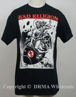 Authentic BAD RELIGION Atomic Jesus Punk T Shirt S M L XL Official NEW