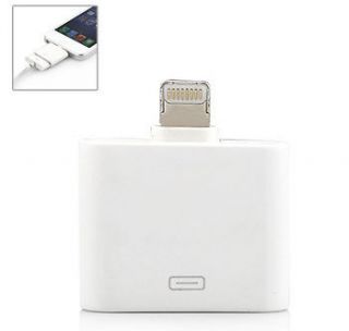 pin to 30 pin Light sync Usb Cable Adapter iphone 5 5g ipod nano
