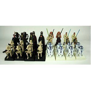 Star Wars Episode 1 Chess Set Pieces (R2D2,Nute, King, Pawn, Bishop