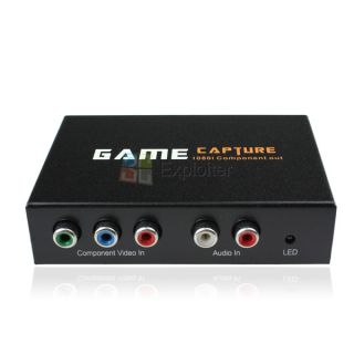 Easycap HD1080i USB Component Video Game Capture+ L/R Audio Recorder
