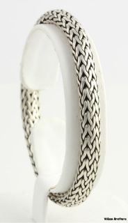 Authentic John Hardy 8 Bracelet   Sterling Silver Classic Chain