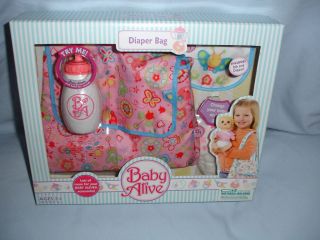 BABY ALIVE ACCESSORY PACK DIAPER BAG SET NEW