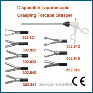 Brand New Disposable Laparoscopic Grasping Forceps Grasper ø5x330mm