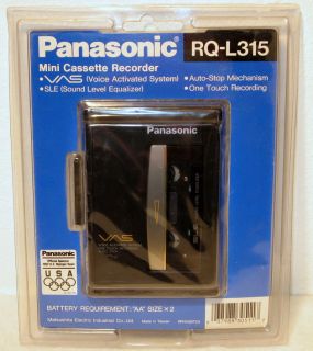 Vintage Panasonic RQL315 Mini Cassette Voice Recorder