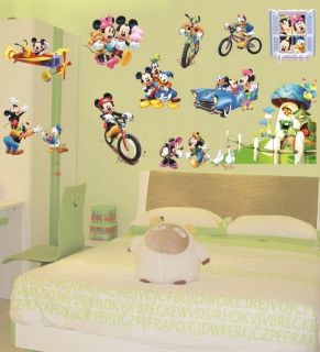 Large Disney Mickey Mouse Wall Art Decor Nursery Kids Decal Stickers