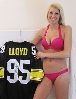 GREG LLOYD signed black jersey   Pittsburgh Steelers   Buy Direct