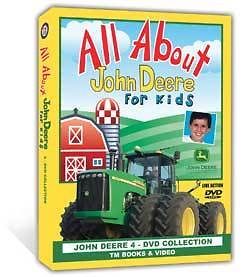 All About John Deere for Kids 4 DVD Collection Vol 1 2 3 4 NEW